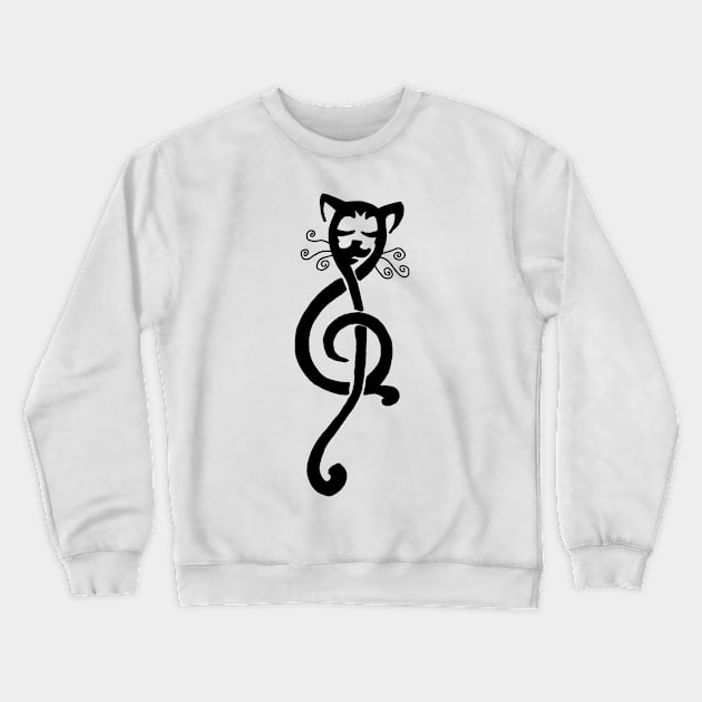 Musicat Crewneck Sweatshirt by ElviraDraat